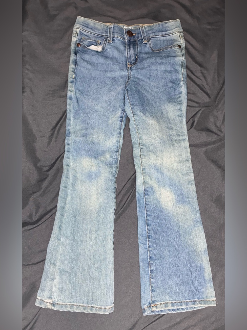 Girls Light Blue Flared Jeans - Brand Unspecified